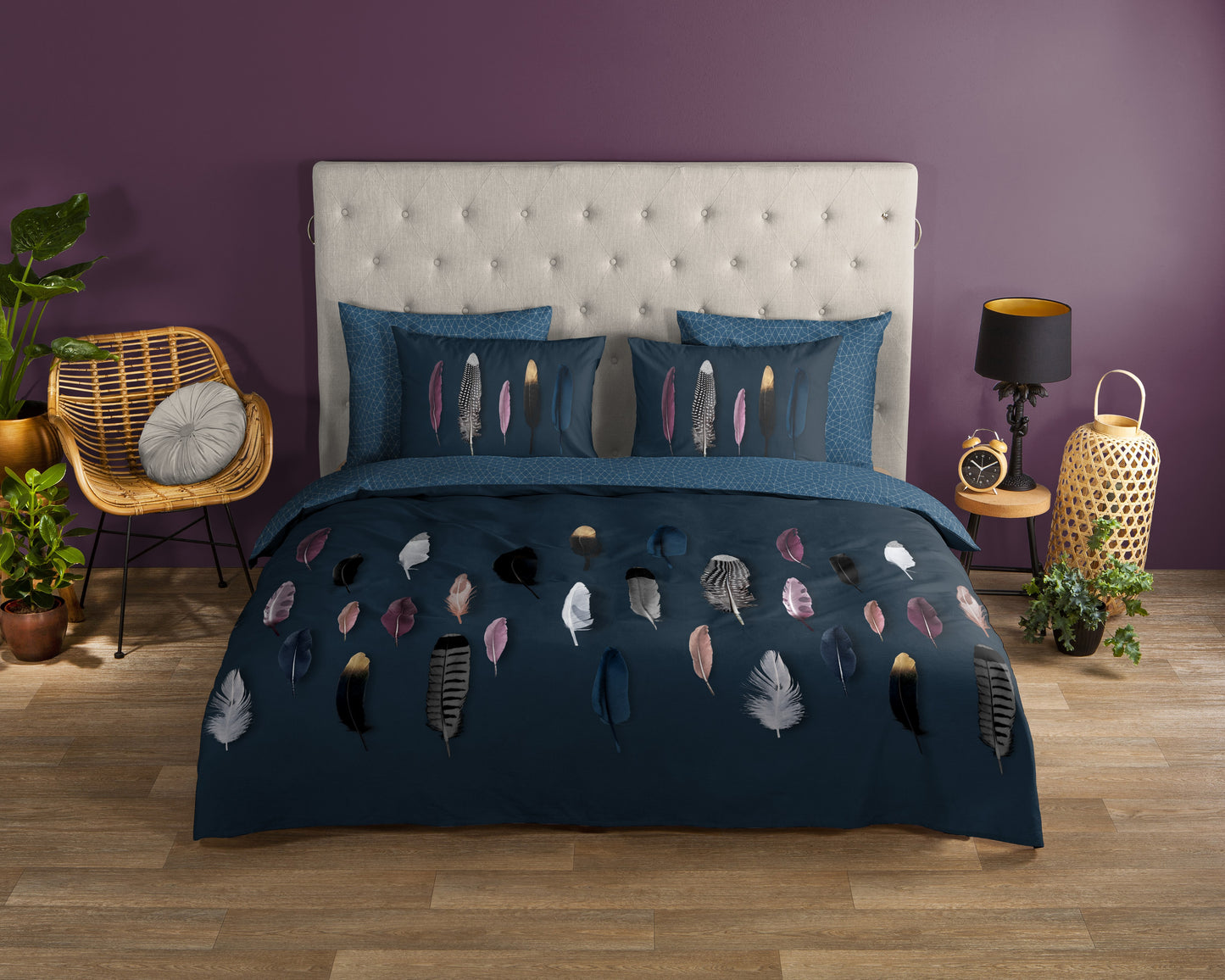 Dekbedovertrek Good Morning Feathers - Lits jumeaux 240x200/220 cm