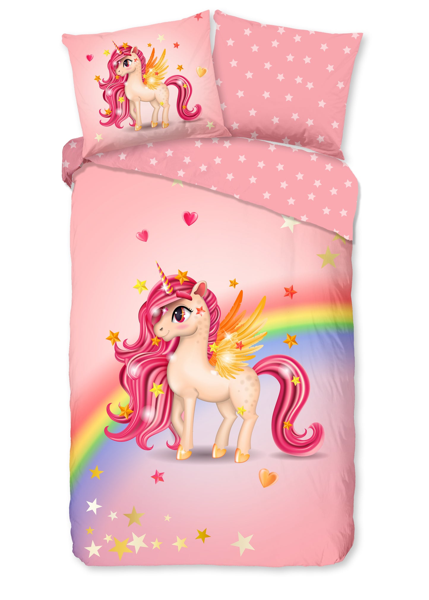 Kinderdekbedovertrek Good Morning Little - 1 persoons 140Ã—200/220 cm