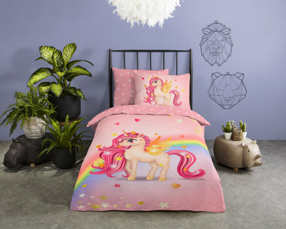 Kinderdekbedovertrek Good Morning Little - 1 persoons 140Ã—200/220 cm