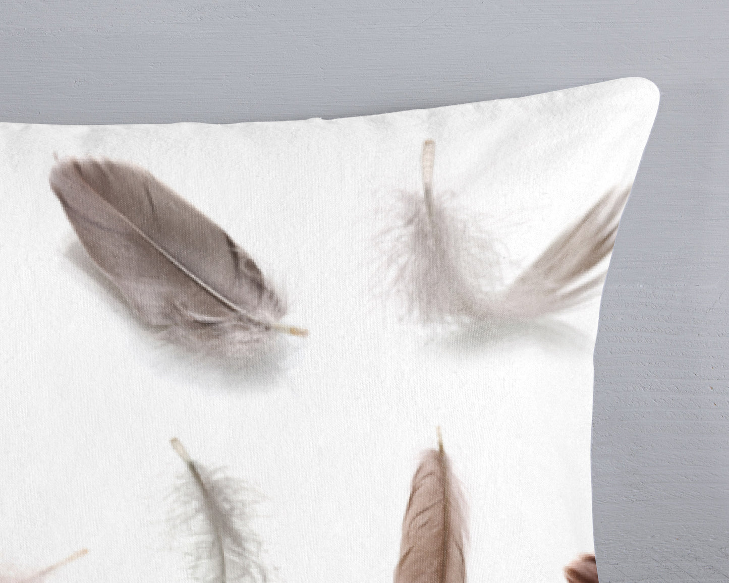 Dekbedovertrek Good Morning Flanel Feathers - Lits jumeaux 240x200/220 cm