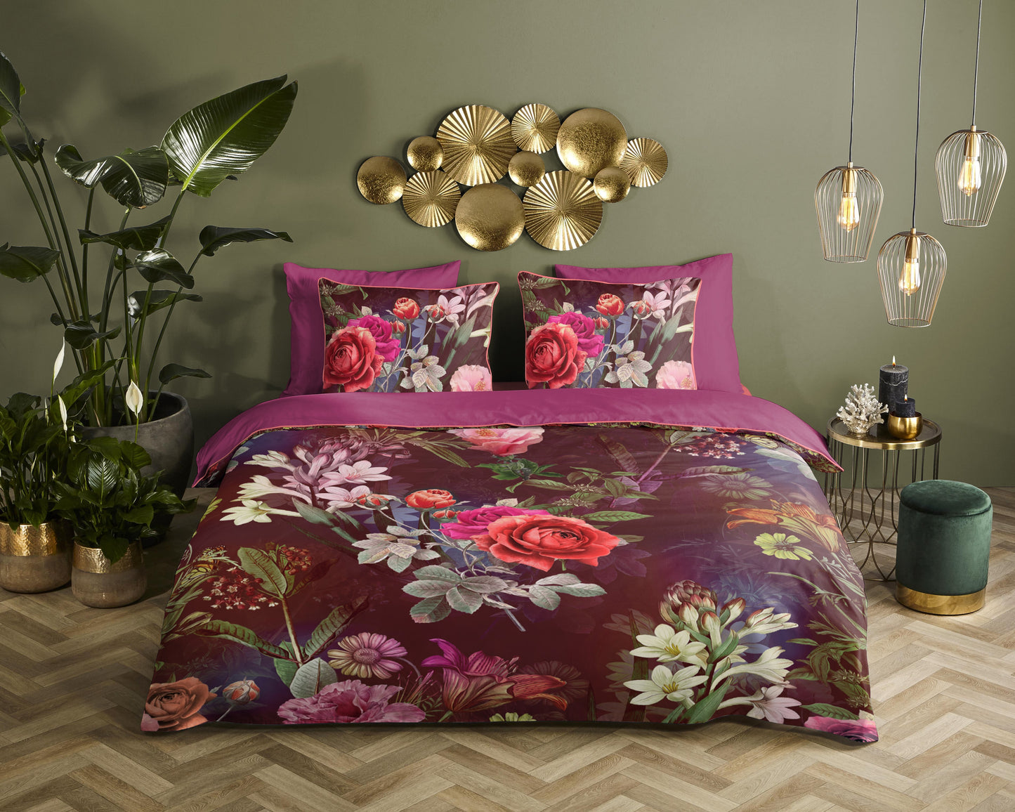 Dekbedovertrek Descanso Simone - 1 persoons 140Ã—200/220 cm