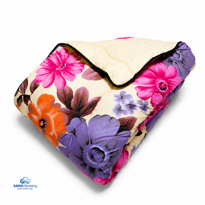 Hotel Dekbed Roze Gebloemd