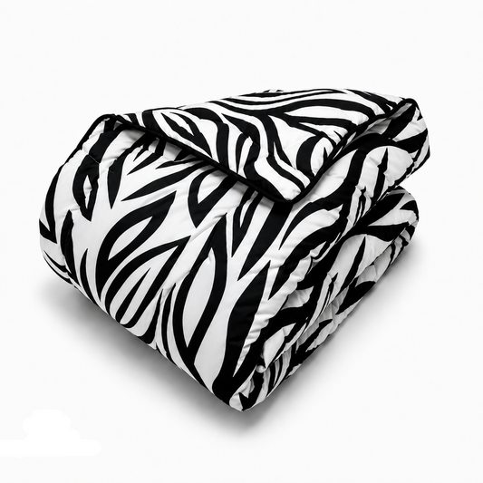 SANSI Hotel Dekbed Zwart-Wit Zebra