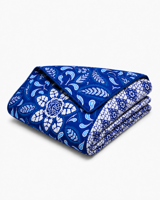 Zomerdekbed Blauw Boho